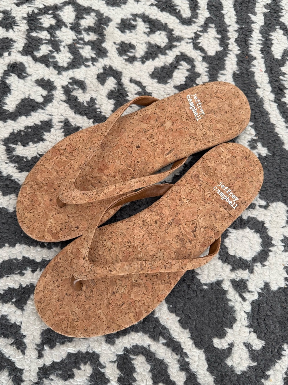 Jeffrey Campbell Cork Flip Flop Sandal 7.5